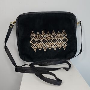 Caggiano Calf Skin Elegant Black Women's Bag